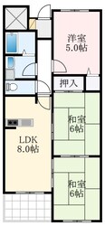 アデューウエダの物件間取画像